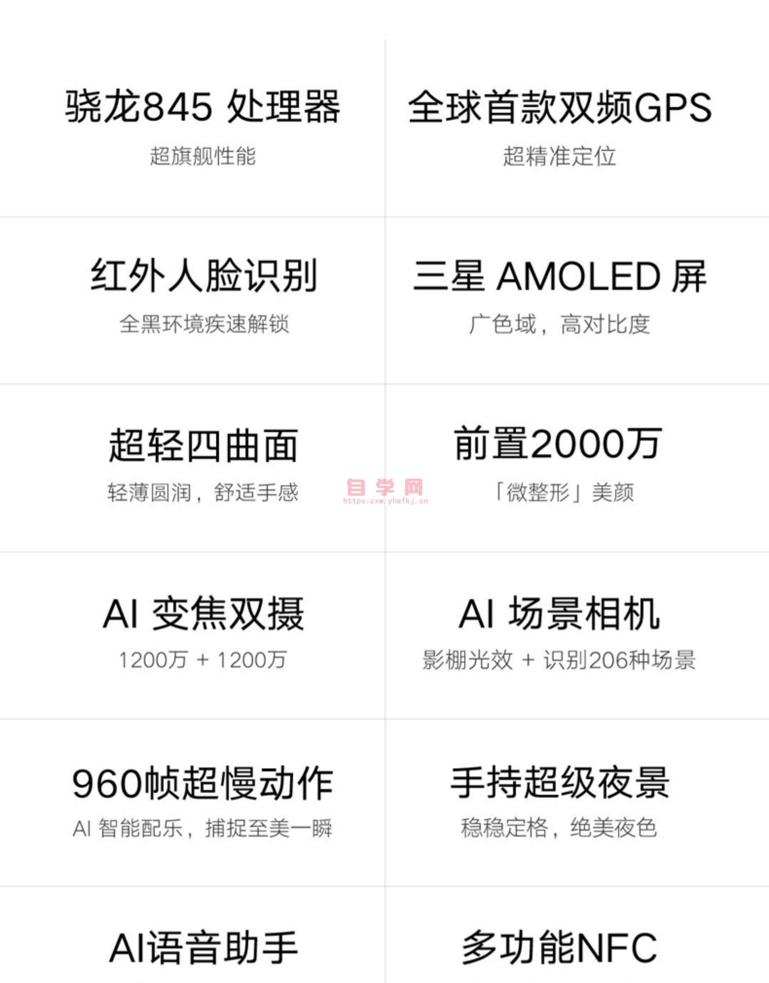 小米8屏幕指纹版 6GB+128GB 黑色 全网通4G 双卡双待 全面屏拍照智能游戏手机(图2)